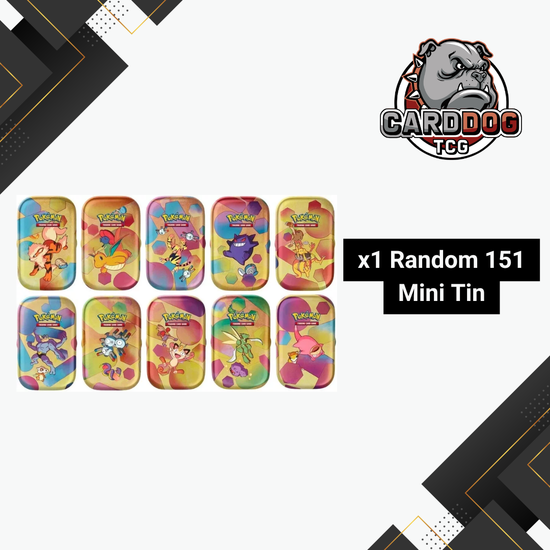Pokemon 151 English Mini Tin (x1 Randomly Selected)