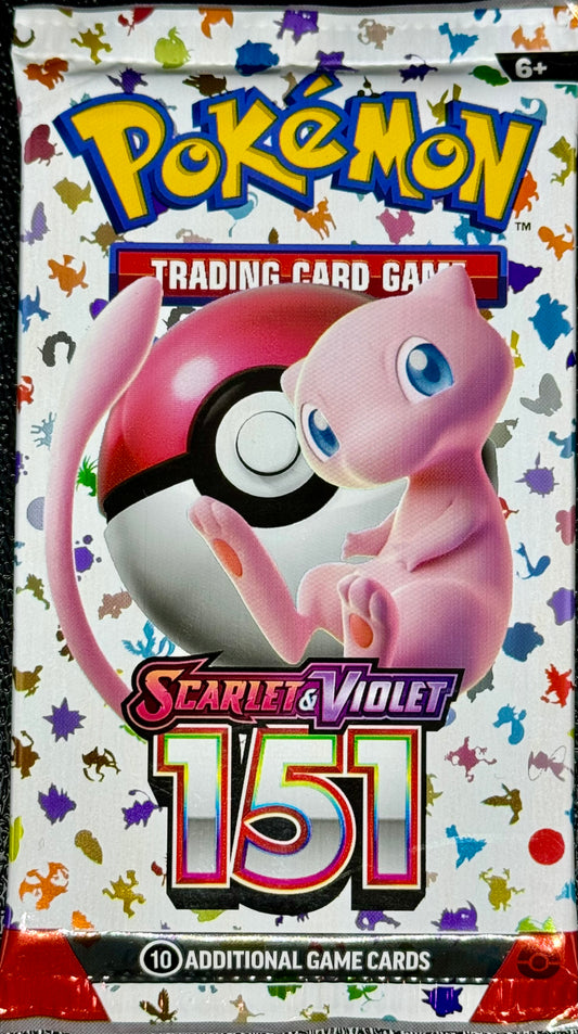 Pokemon Scarlet & Violet 151 English Loose Booster Pack