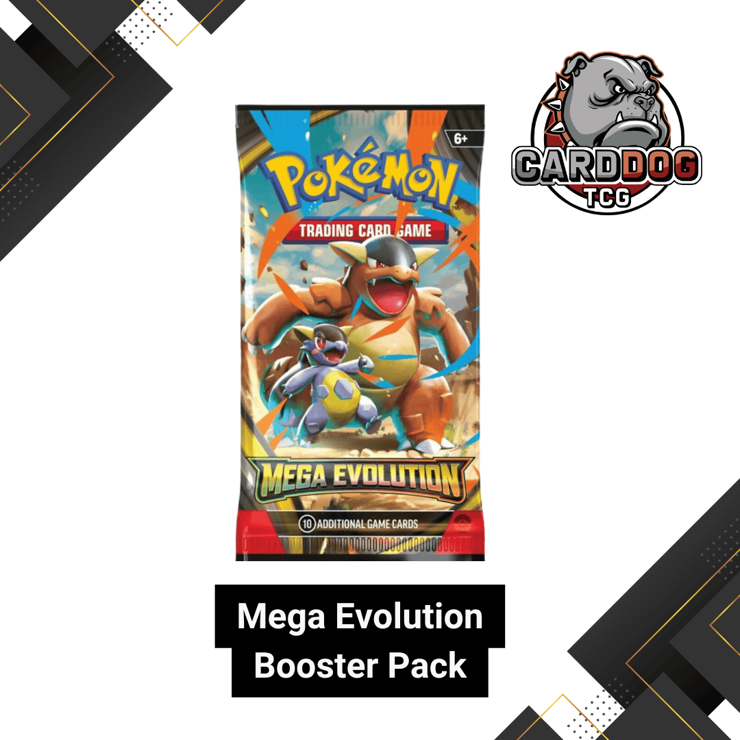 Pokemon Mega Evolution Loose Booster Pack CardDogTCG Pokemon Mega Evolution Loose Booster Pack CardDogTCG