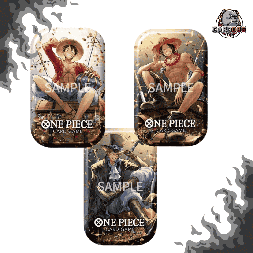 One Piece TCG: OP-13 Volume 2 Mini Tin Set Collection - 3 Tins (Monkey CardDogTCG One Piece TCG: OP-13 Volume 2 Mini Tin Set Collection - 3 Tins (Monkey CardDogTCG