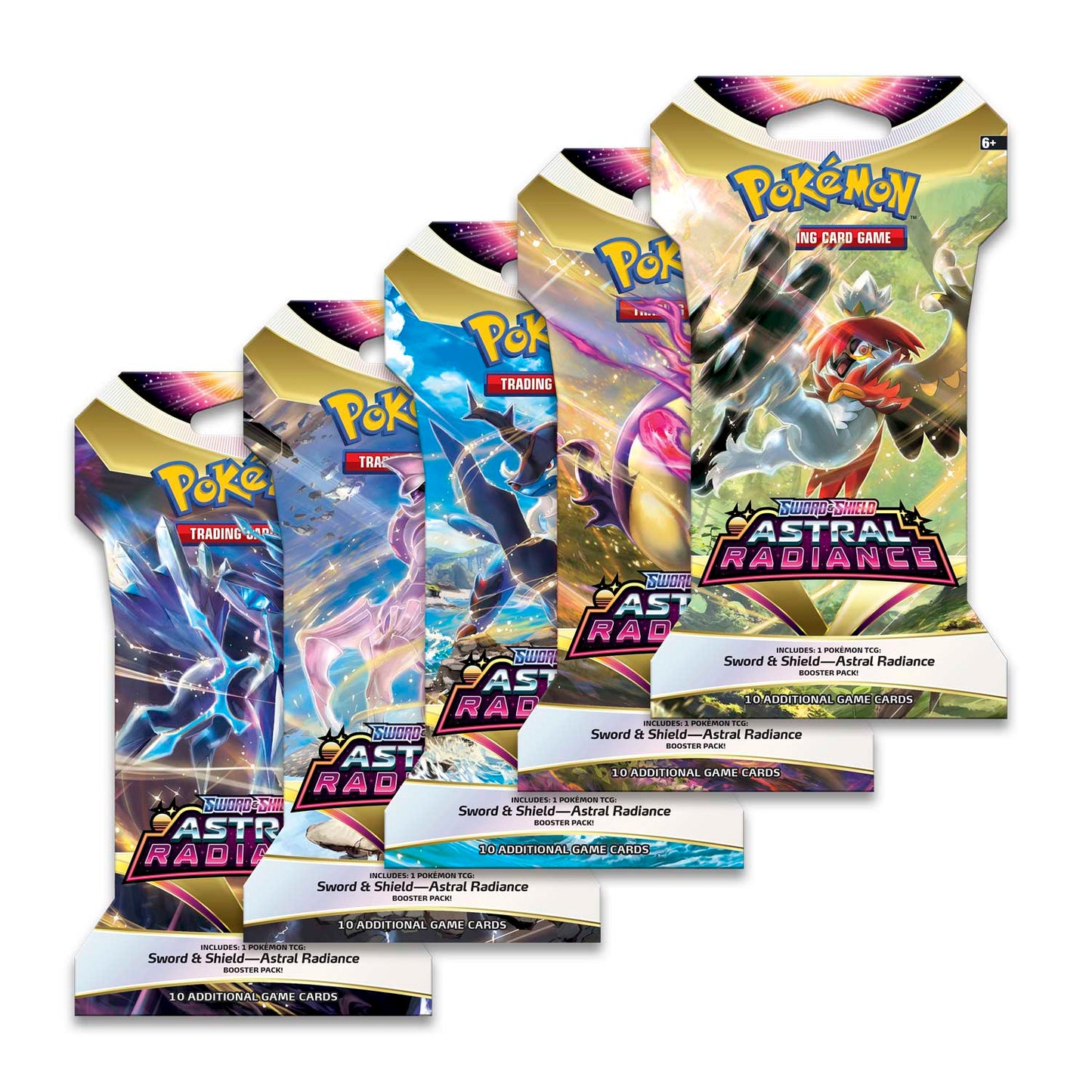 Astral Radiance Booster Pack - Pokémon Trading Card Game Sword & Shield Expansion Pack with 10 Cards & VSTAR Marker