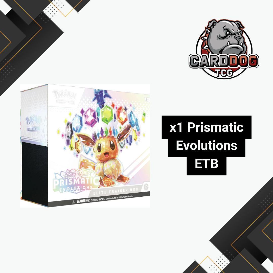 Pokmon TCG: Scarlet & Violet Prismatic Evolutions Elite Trainer Box Pokmon TCG: Scarlet & Violet Prismatic Evolutions Elite Trainer Box