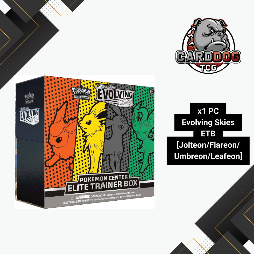 pokemon trading card games evolving skies elite trainer box Pokemon Center Exclusive Evolving Skies Elite Trainer Box
