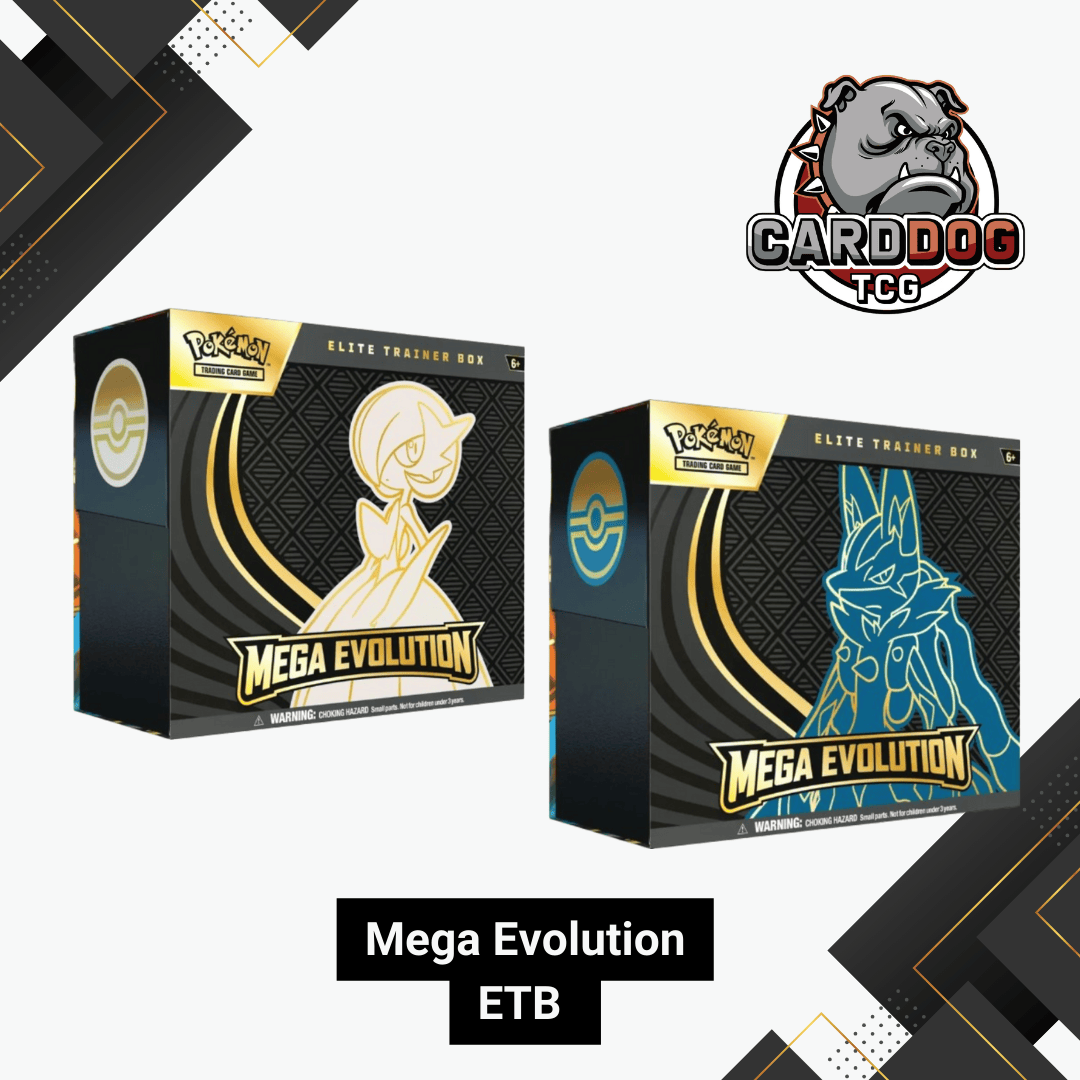 Pokemon Mega Evolution Elite Trainer Box (ETB) – CardDogTCG Pokemon Mega Evolution Elite Trainer Box (ETB) – CardDogTCG