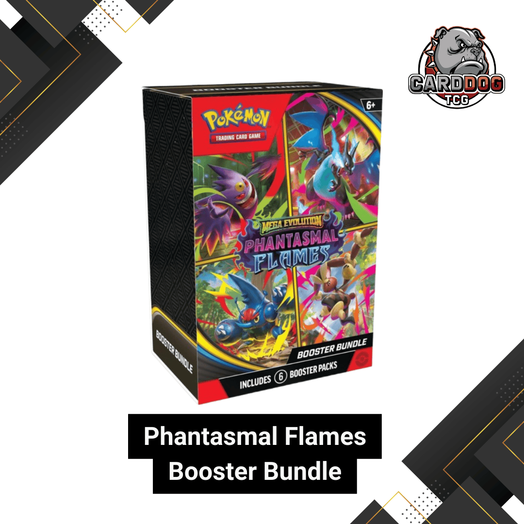 Pokemon Mega Evolution Phantasmal Flames Booster Bundle (ME02) CardDogTCG Pokemon Mega Evolution Phantasmal Flames Booster Bundle (ME02) CardDogTCG