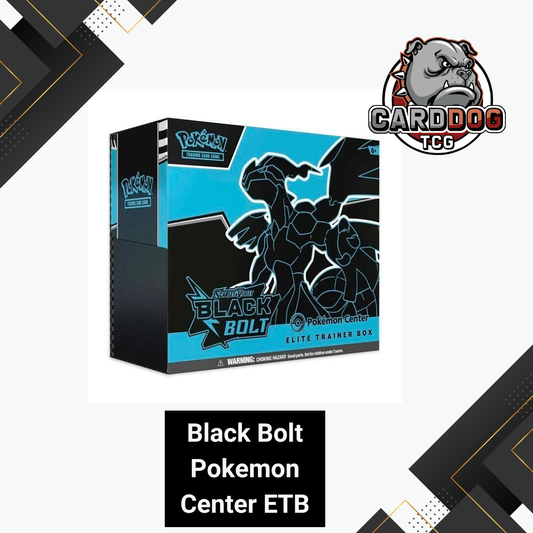 Pokemon Scarlet & Violet Black Bolt Pokemon Center Elite Trainer Box (ETB)