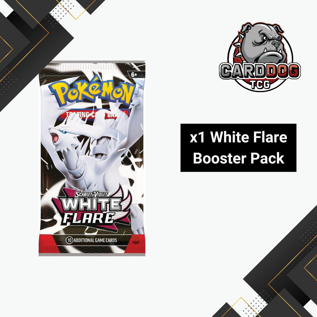 Pokemon Scarlet & Violet White Flare Loose Booster Pack CardDogTCG Pokemon Scarlet & Violet White Flare Loose Booster Pack CardDogTCG