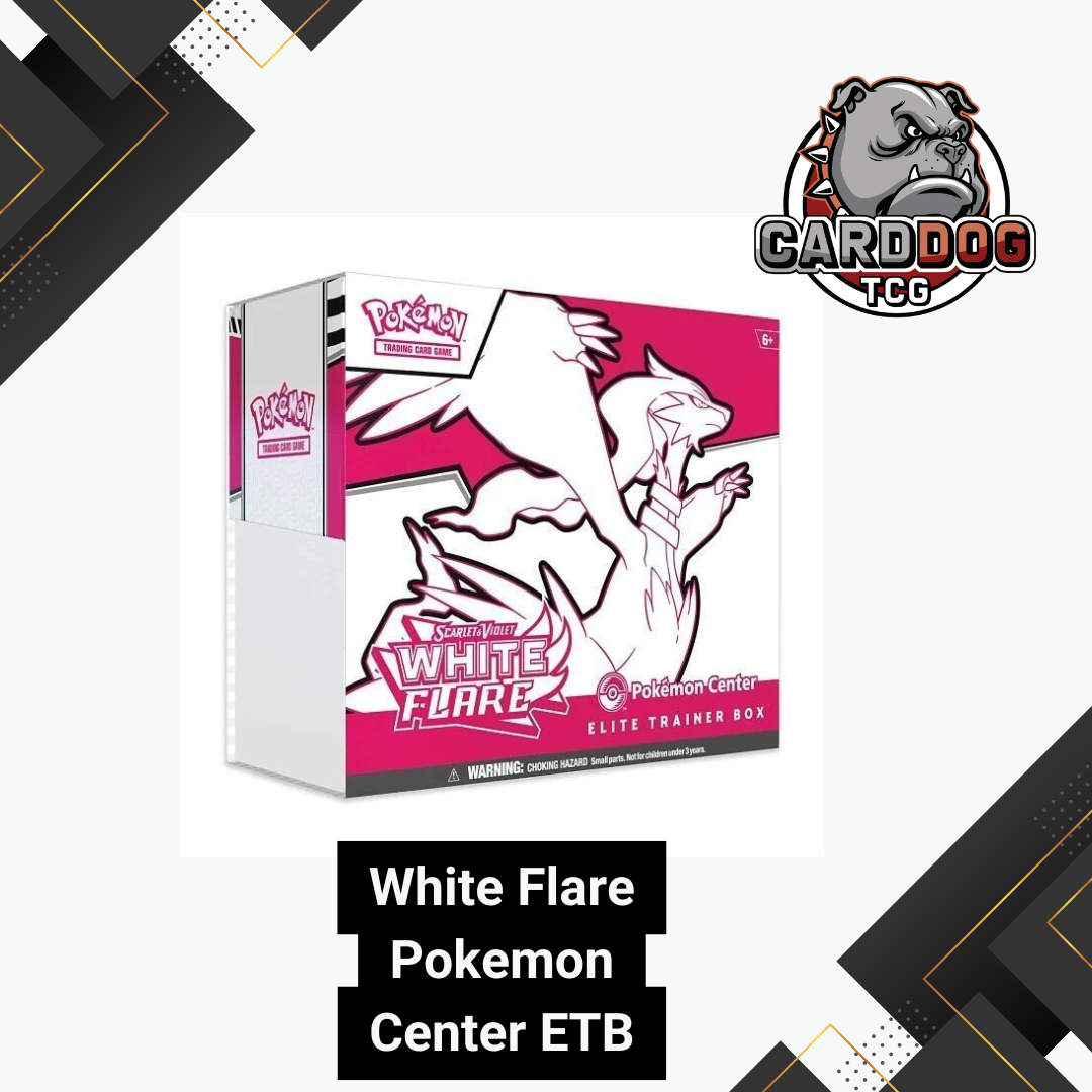 Pokemon Scarlet & Violet White Flare Pokemon Center Elite Trainer Box CardDogTCG Pokemon Scarlet & Violet White Flare Pokemon Center Elite Trainer Box CardDogTCG