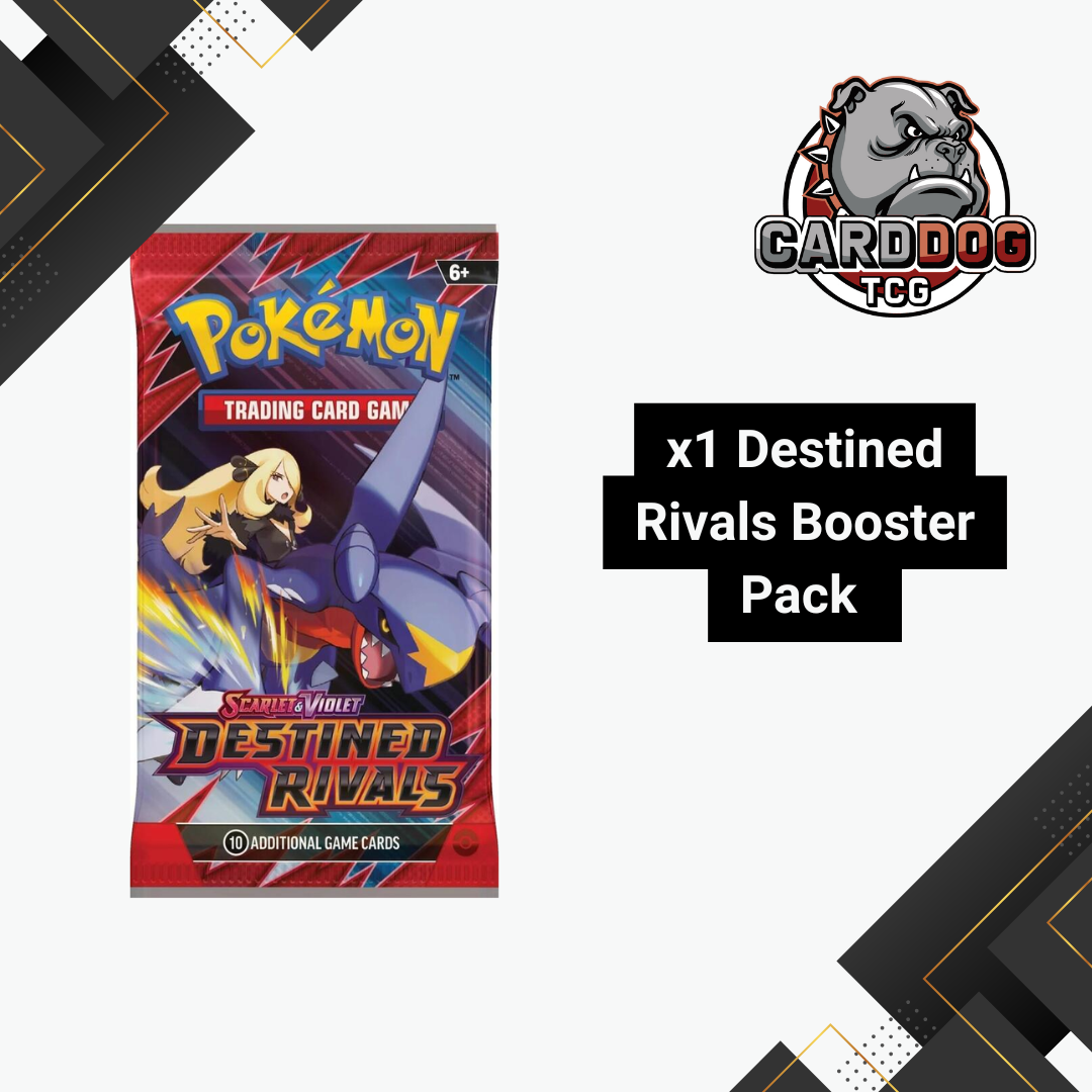 Pokemon Scarlet & Violet Destined Rivals Loose Booster Pack CardDogTCG Pokemon Scarlet & Violet Destined Rivals Loose Booster Pack CardDogTCG