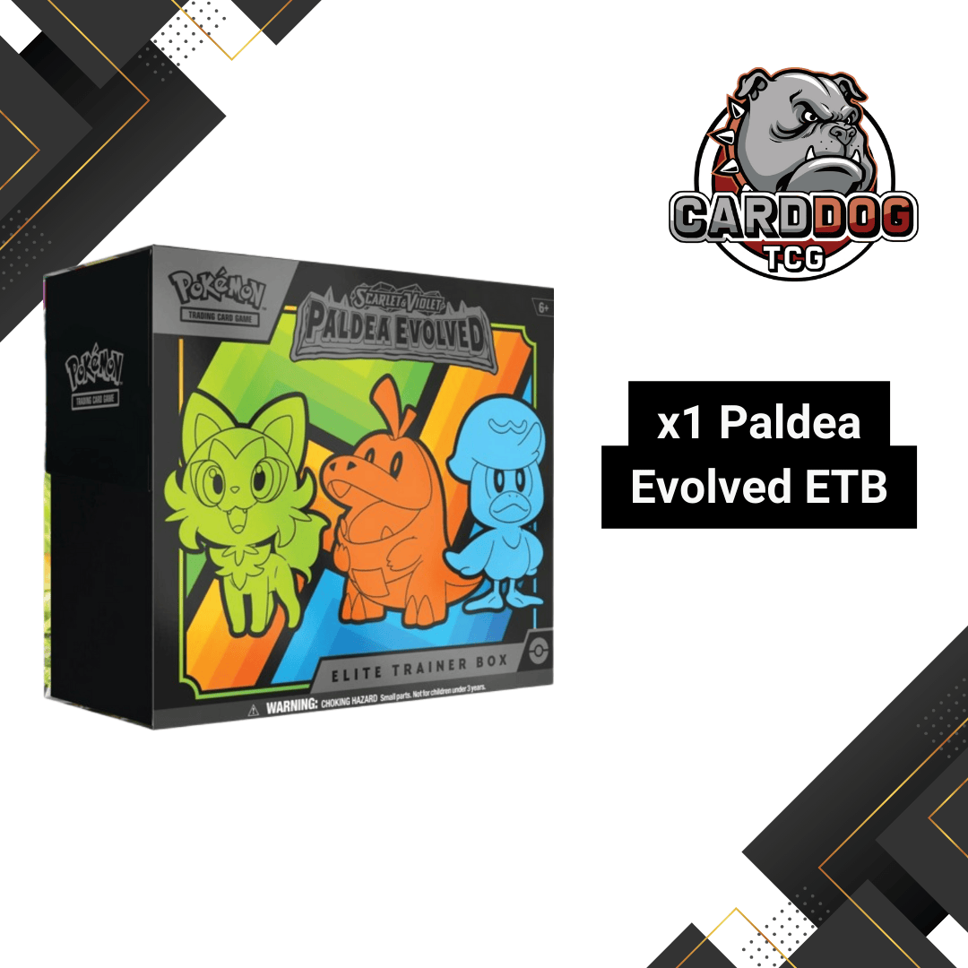 Pokemon Scarlet & Violet Paldea Evolved Elite Trainer Box (ETB) CardDogTCG Pokemon Scarlet & Violet Paldea Evolved Elite Trainer Box (ETB) CardDogTCG