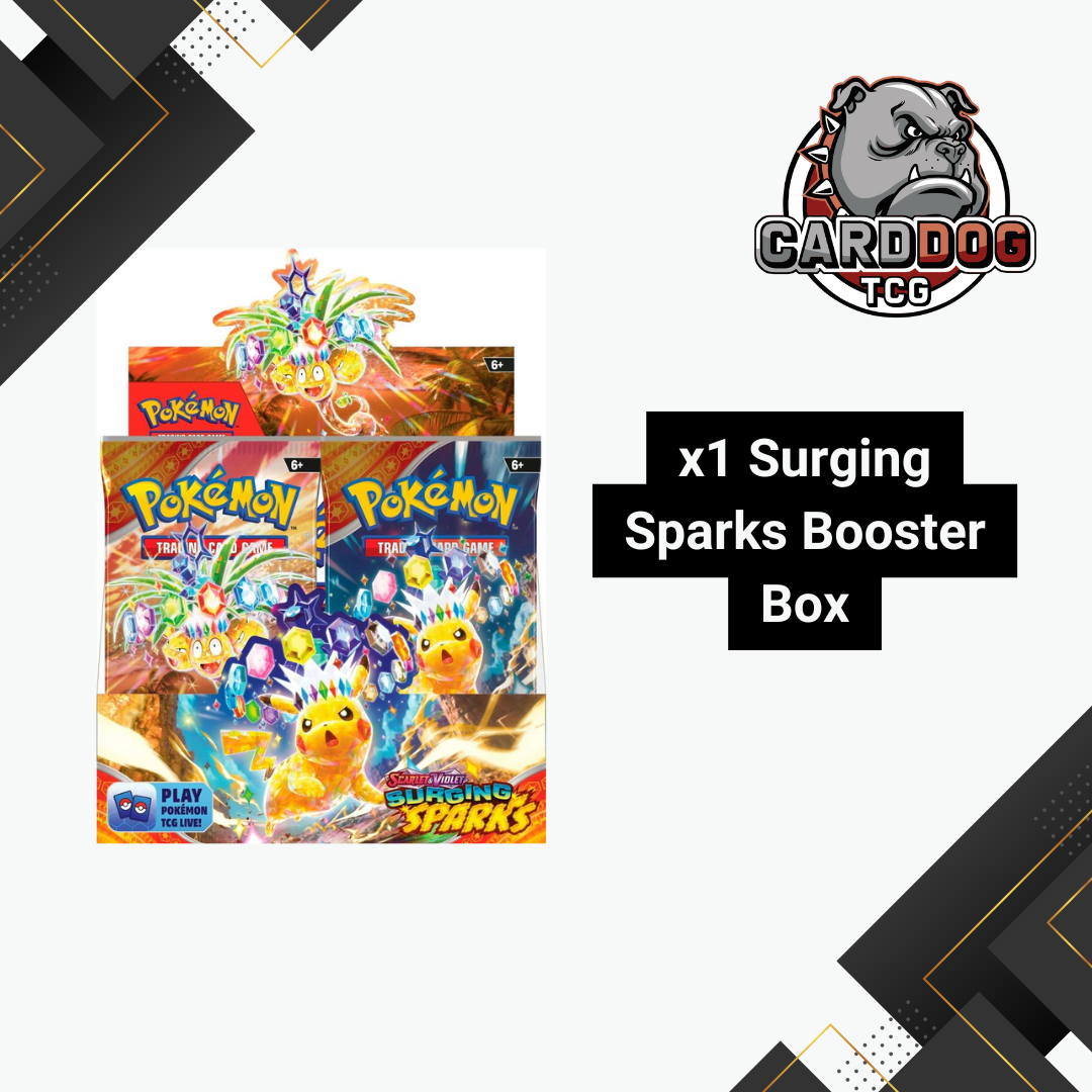 Pokemon Surging Sparks sv08 Booster Box - 36 Packs CardDogTCG Pokemon Surging Sparks sv08 Booster Box - 36 Packs CardDogTCG
