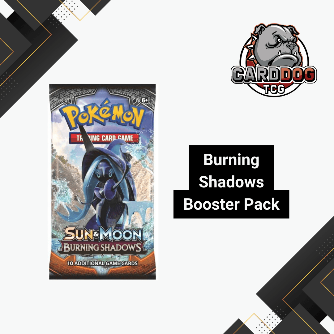Pokemon Sun & Moon Burning Shadows Loose Booster Pack CardDogTCG Pokemon Sun & Moon Burning Shadows Loose Booster Pack CardDogTCG