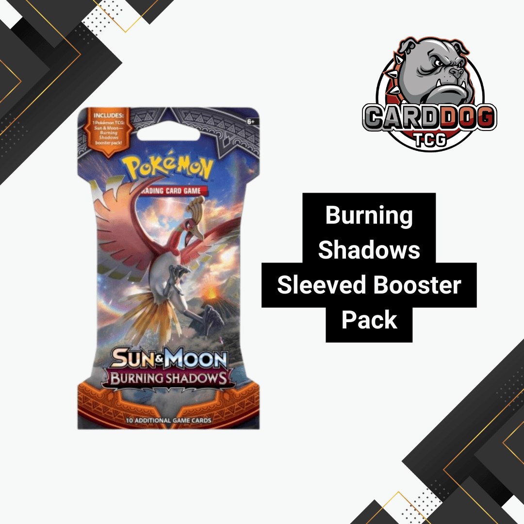 Pokemon Sun & Moon Burning Shadows Sleeved Booster Pack CardDogTCG Pokemon Sun & Moon Burning Shadows Sleeved Booster Pack CardDogTCG