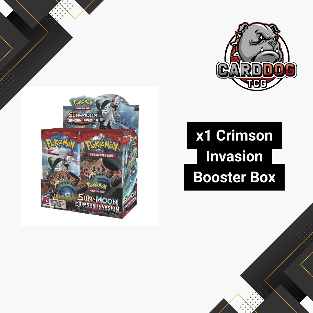 Pokemon Sun & Moon Crimson Invasion Booster Box Pokemon Sun & Moon Crimson Invasion Booster Box