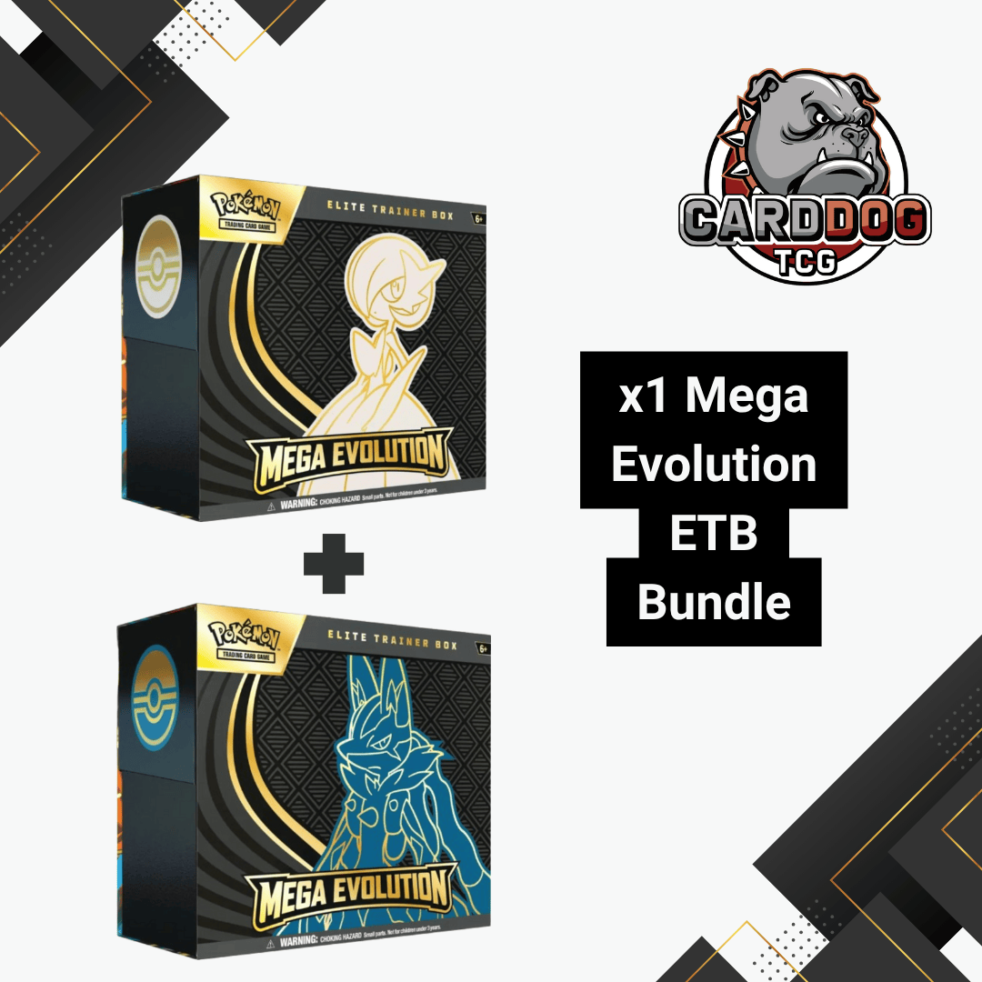 Pokemon Mega Evolution Elite Trainer Box ETB Bundle CardDogTCG Pokemon Mega Evolution Elite Trainer Box ETB Bundle CardDogTCG