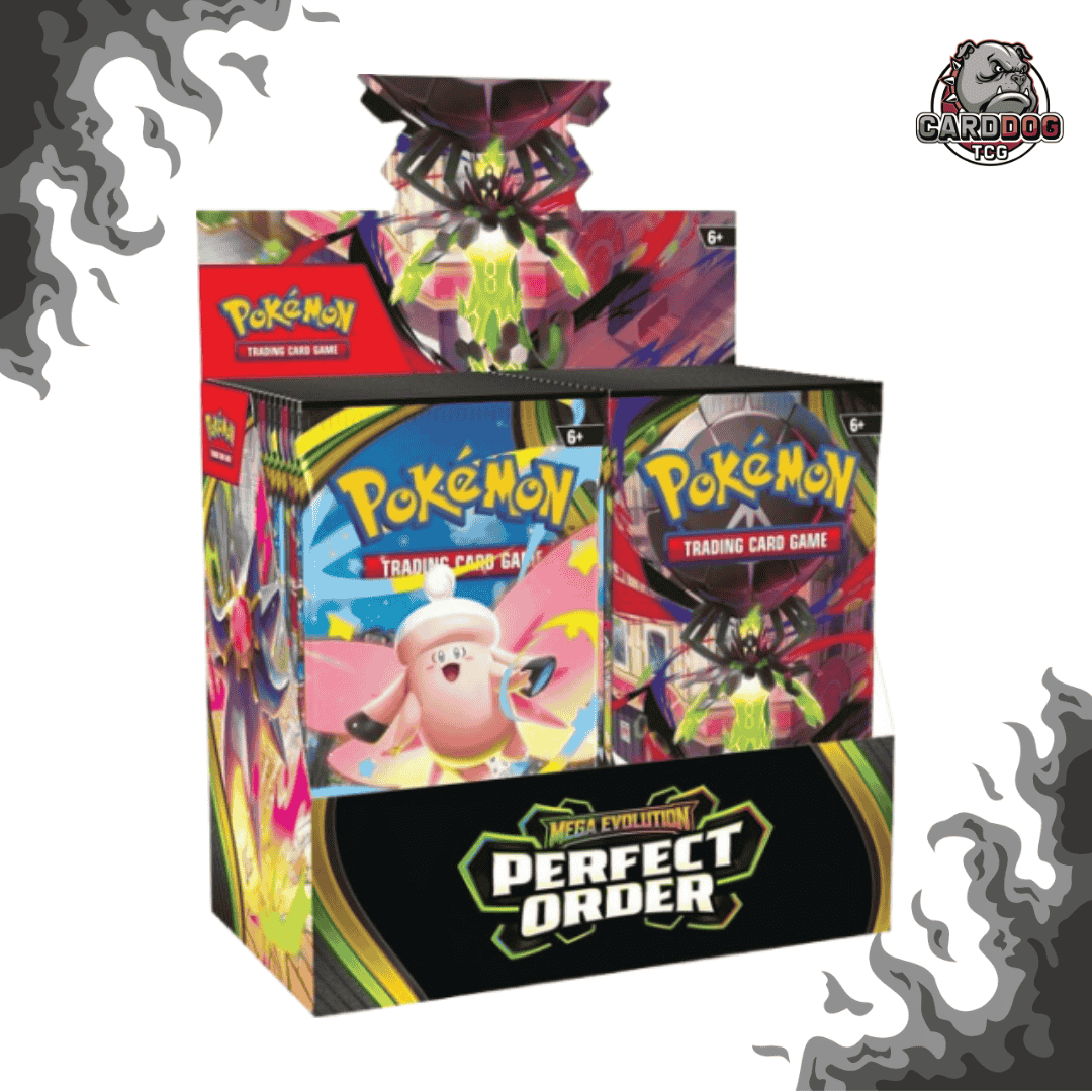 pokemon booster box mega evolution Perfect Order by Trading Card Market Mega Evolution—Chaos Rising expansion Players: 1-4 Size:24x18 in / 60x45 cm Burger Beatdown: How To