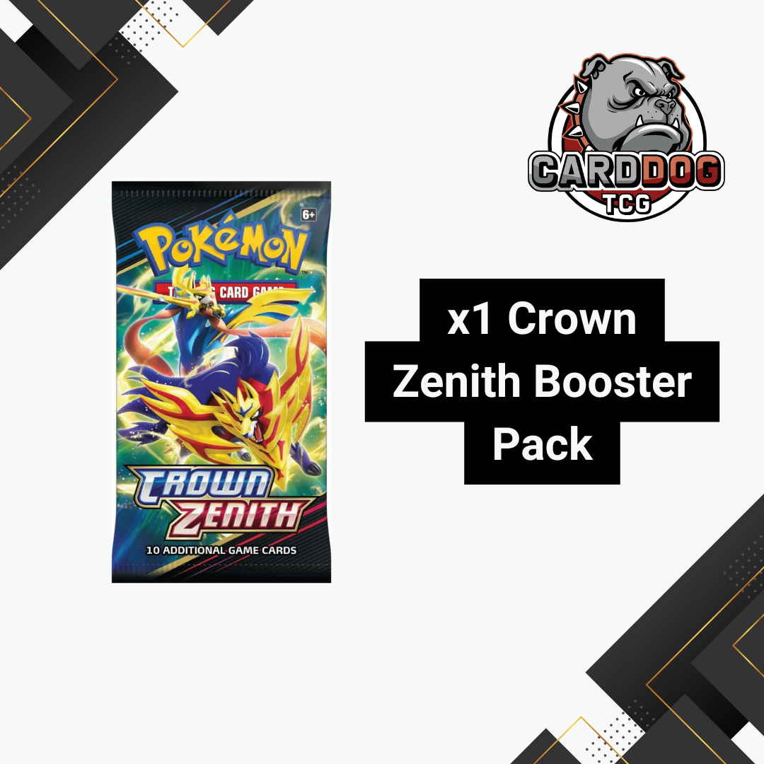 Pokemon Crown Zenith Loose Booster Pack | Sword & Shield CardDogTCG Pokemon Crown Zenith Loose Booster Pack | Sword & Shield CardDogTCG