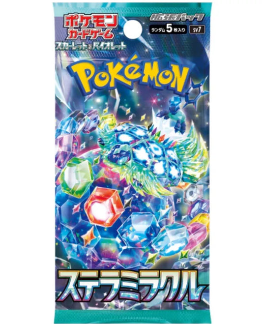 Pokemon Japanese Scarlet & Violet Stellar Miracle Loose Booster Pack sv7