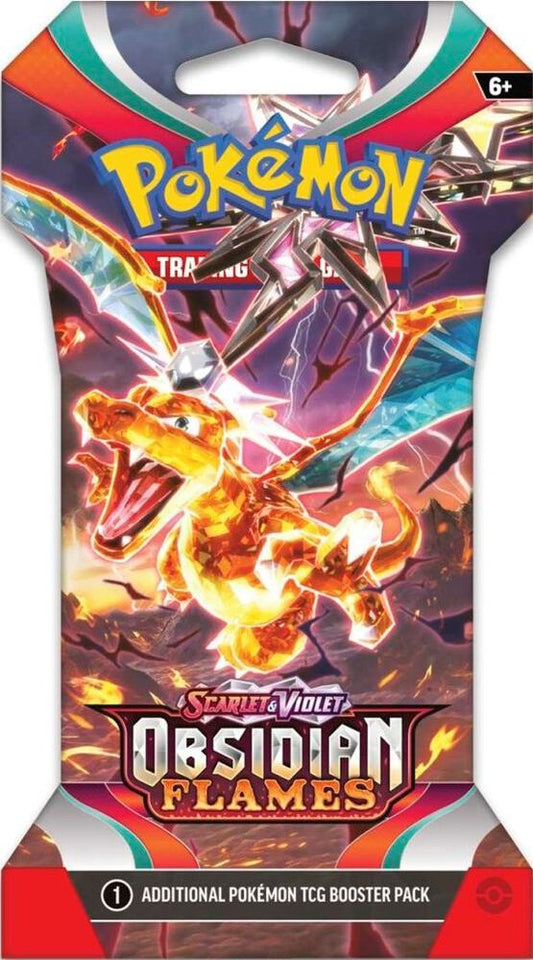 Obsidian Flames Sleeved Booster Pack | Scarlet & Violet