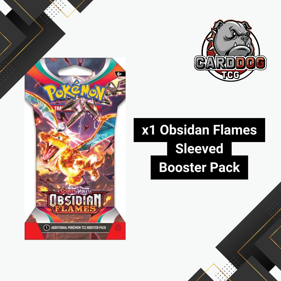 Obsidian Flames Sleeved Booster Pack | Scarlet & Violet