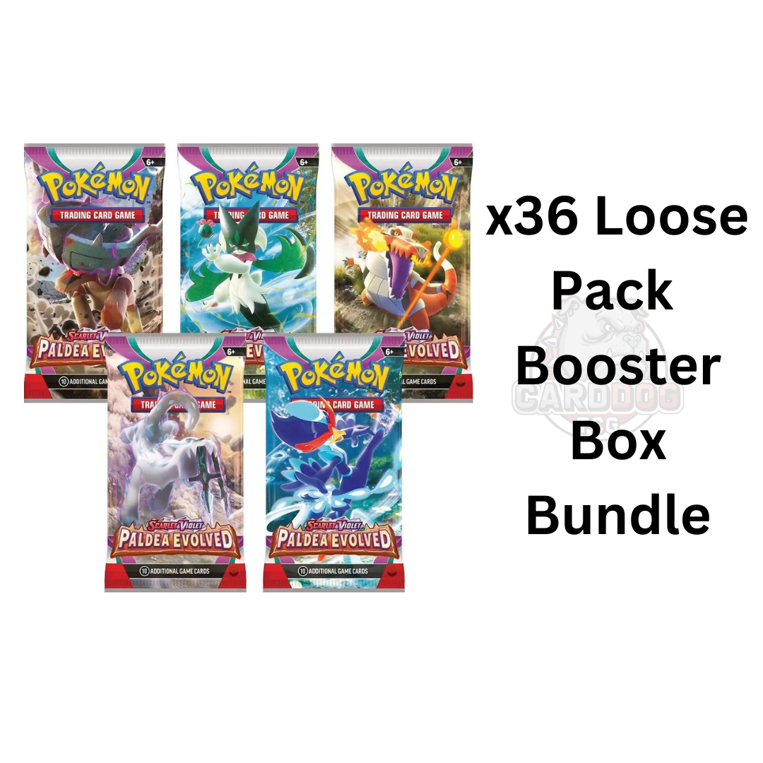 Paldea Evolved 36 Loose Booster Pack Bundle