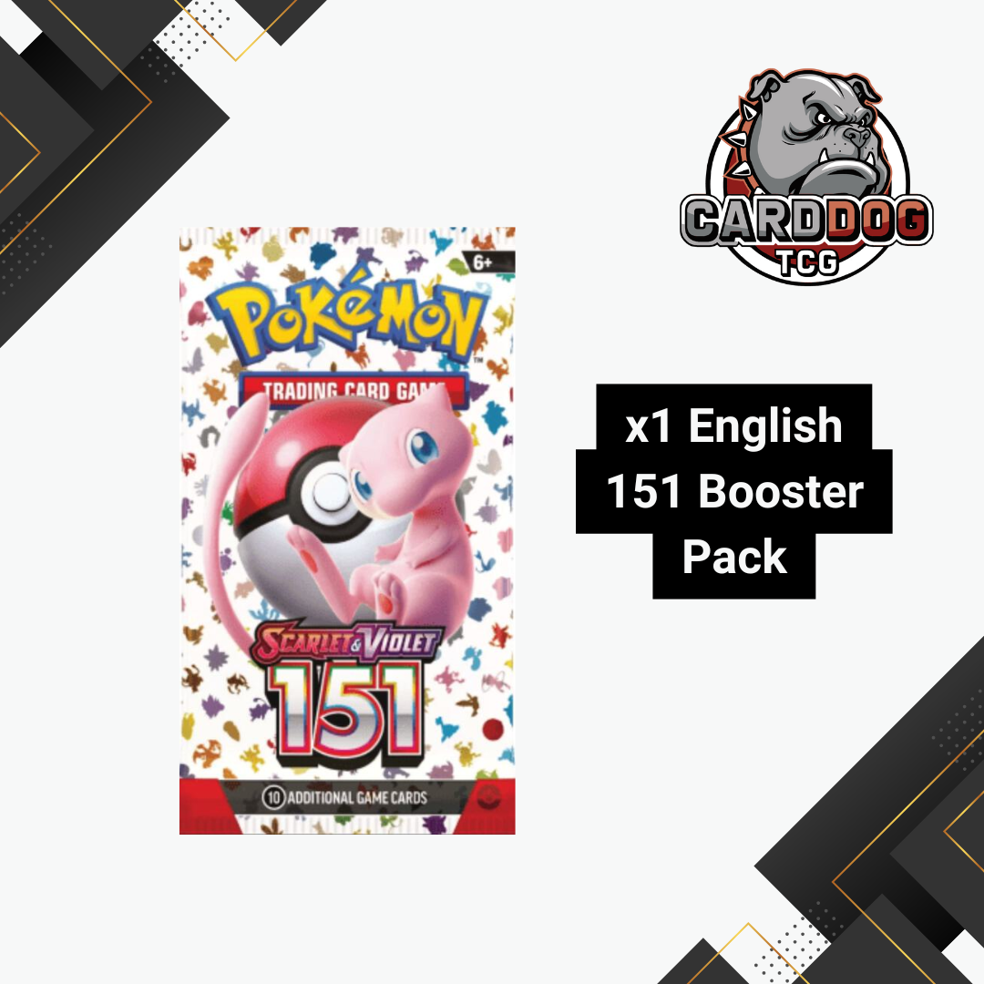 Pokemon Scarlet & Violet 151 English Loose Booster Pack CardDogTCG Pokemon Scarlet & Violet 151 English Loose Booster Pack CardDogTCG