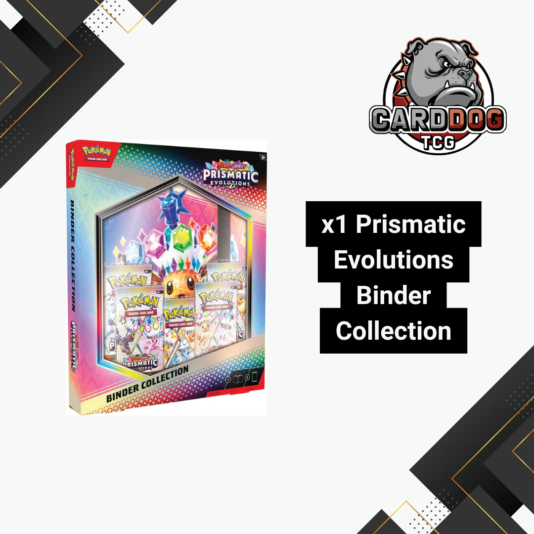 Pokemon Prismatic Evolutions Binder Collection CardDogTCG Pokemon Prismatic Evolutions Binder Collection CardDogTCG