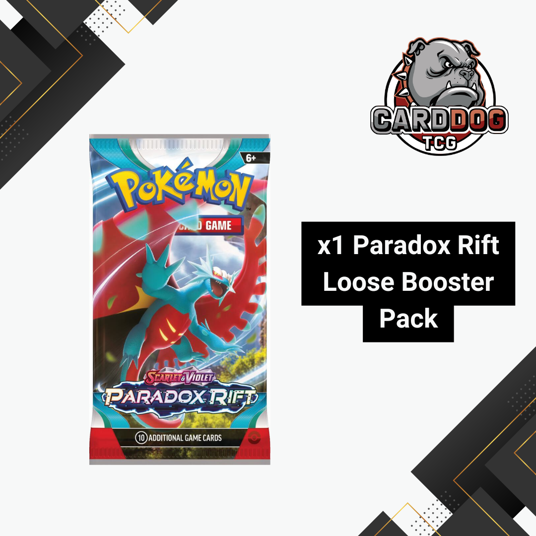 Pokemon Paradox Rift Loose Booster Pack | Scarlet & Violet CardDogTCG Pokemon Paradox Rift Loose Booster Pack | Scarlet & Violet CardDogTCG
