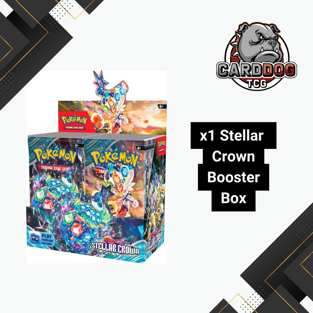 Pokemon Scarlet & Violet Stellar Crown Booster Box CardDogTCG Pokemon Scarlet & Violet Stellar Crown Booster Box CardDogTCG
