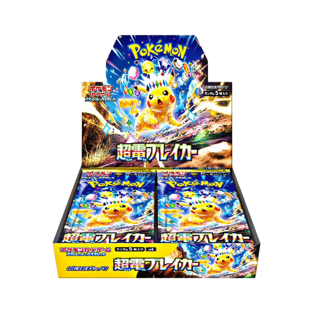 Pokemon Super Electric Breaker Japanese sv8 Booster Box with Shrink