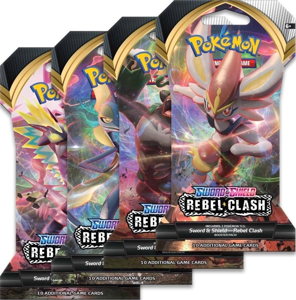 Pokemon Rebel Clash Sleeved Booster Pack