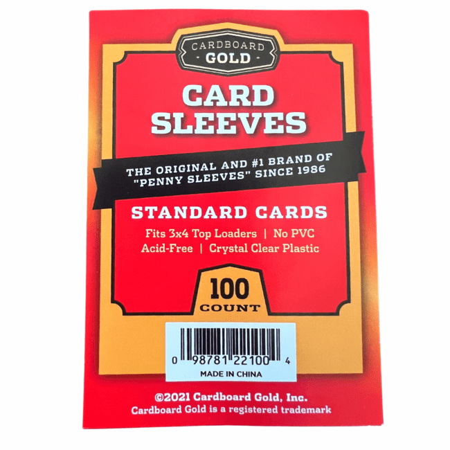 Cardboard Gold Soft Card Sleeves Cardboard Gold Soft Card Sleeves