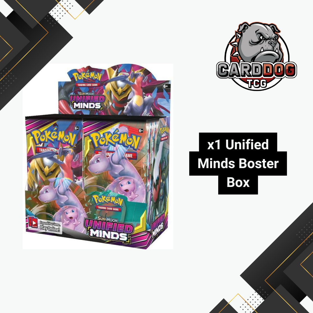 Pokemon Sun & Moon Unified Minds Booster Box CardDogTCG Pokemon Sun & Moon Unified Minds Booster Box CardDogTCG