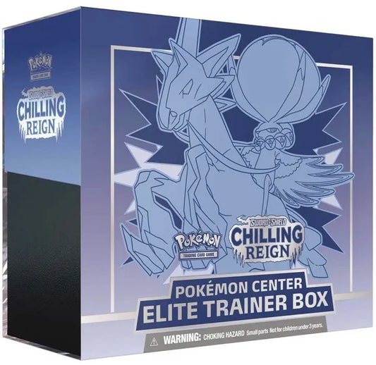 Chilling Reign Pokemon Center Elite Trainer Box [Ice Rider Calyrex]