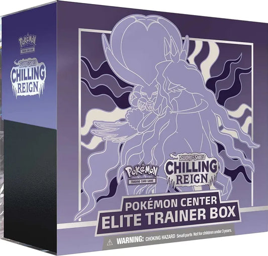 Chilling Reign Pokemon Center Elite Trainer Box [Shadow Rider Calyrex]
