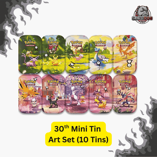 Pokemon 30th Celebration Mini Tin Art Set (10 Tins) [Est. Ship Date 10/7/26]