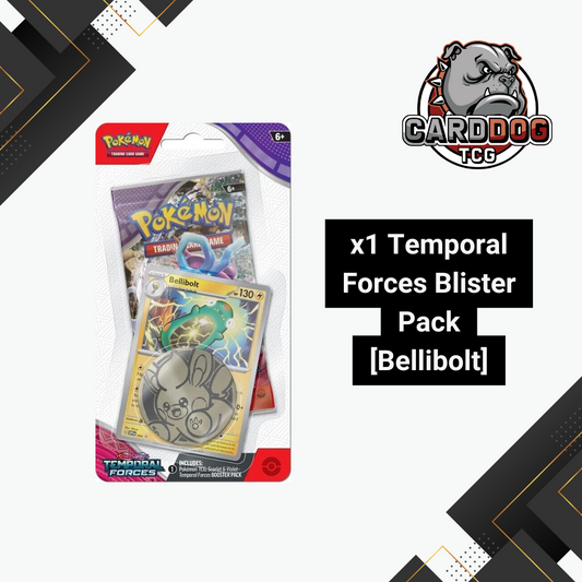 Pokemon Temporal Forces Single Pack Blister [Bellibolt]