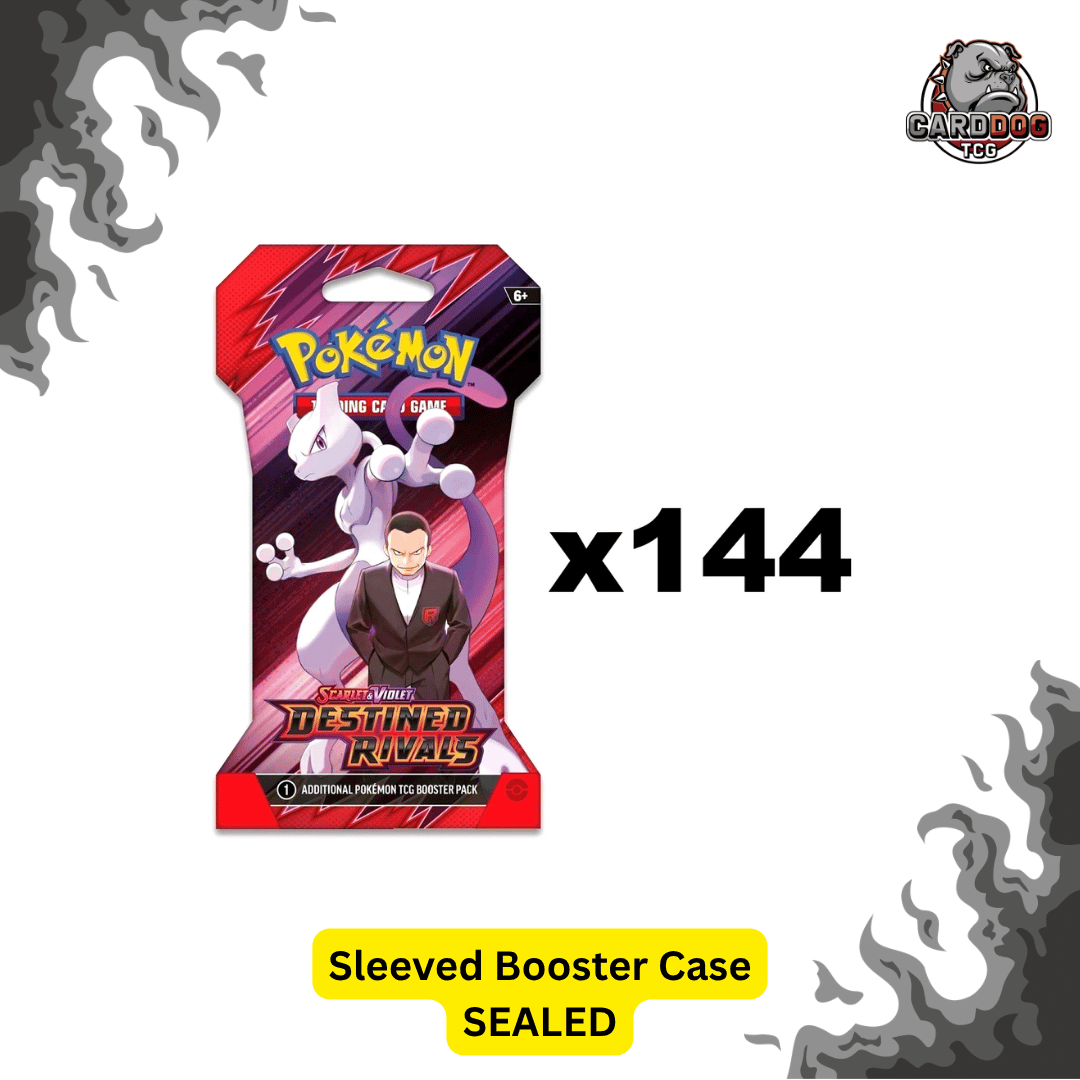Pokemon Scarlet & Violet Destined Rivals Sleeved Booster Pack Case Sealed (144 QTY)