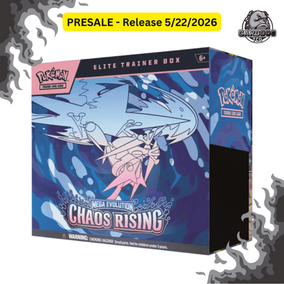 Pokemon Mega Evolution Chaos Rising + Pitch Black ETB Combo (1 of Each)