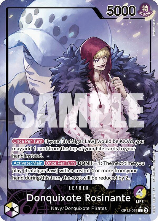 One Piece Donquixote Rosinante OP12-061 (NM)