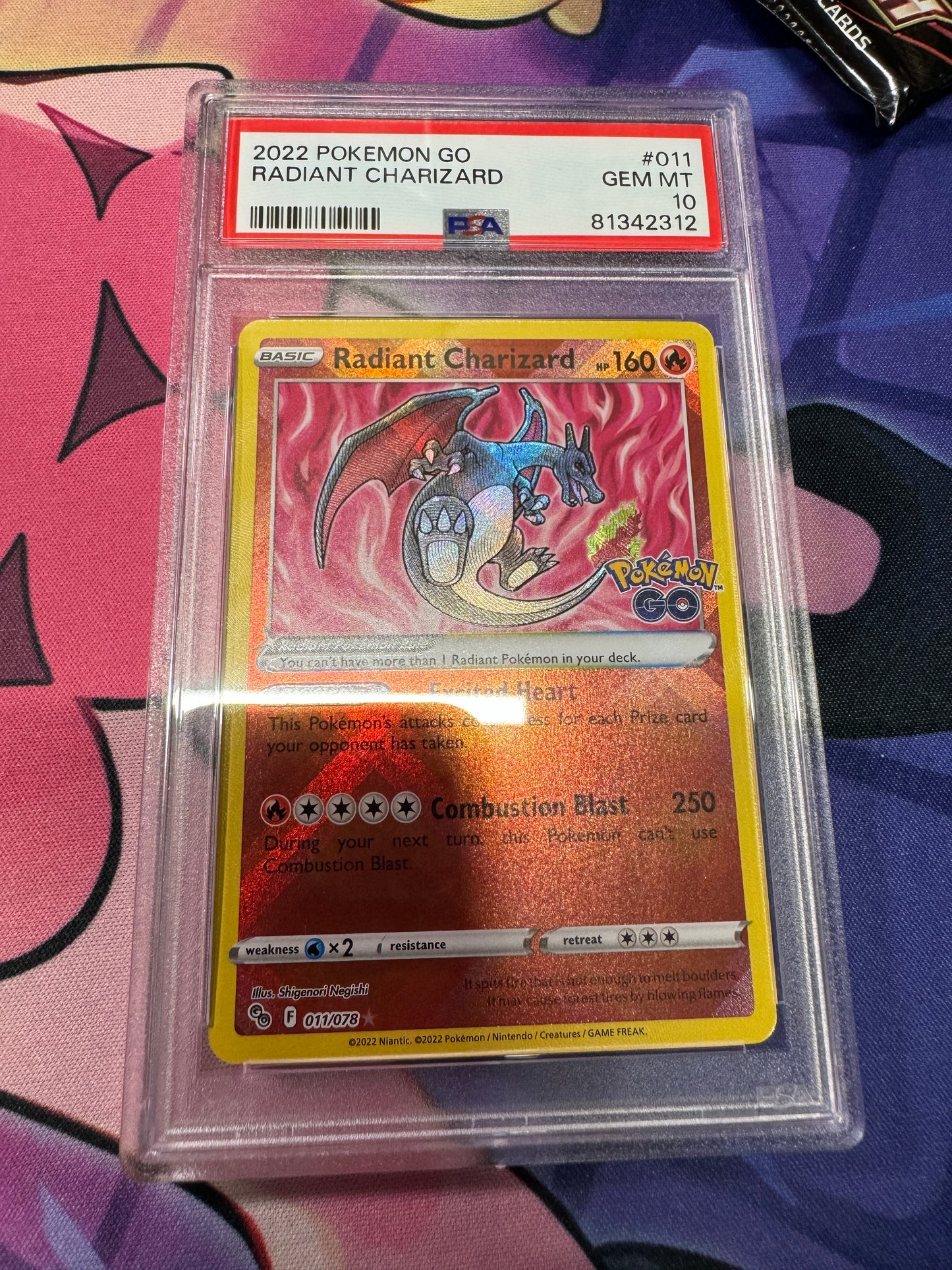 Radiant Charizard 011 PSA 10