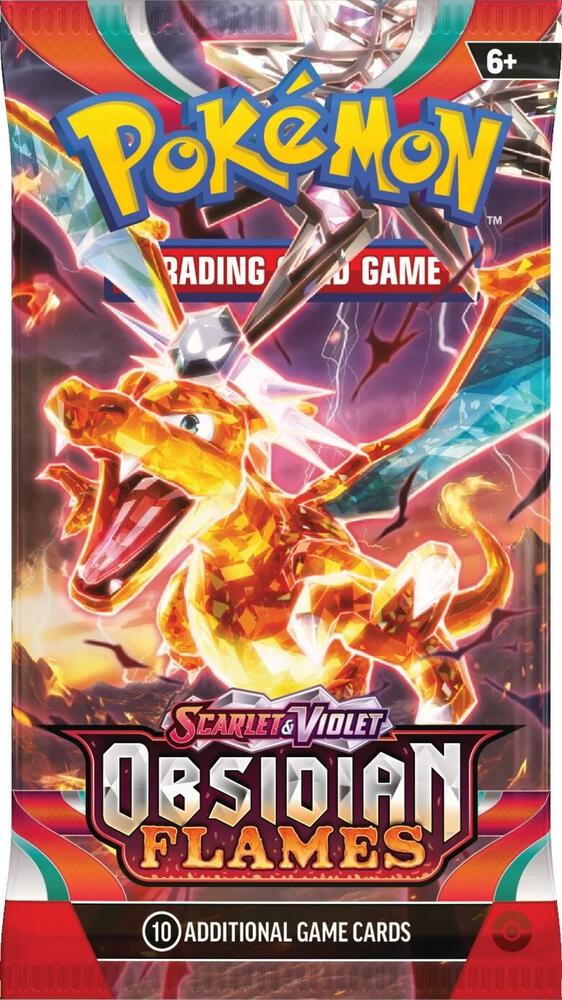 Pokemon Obsidian Flames Loose Booster Pack | Scarlet & Violet