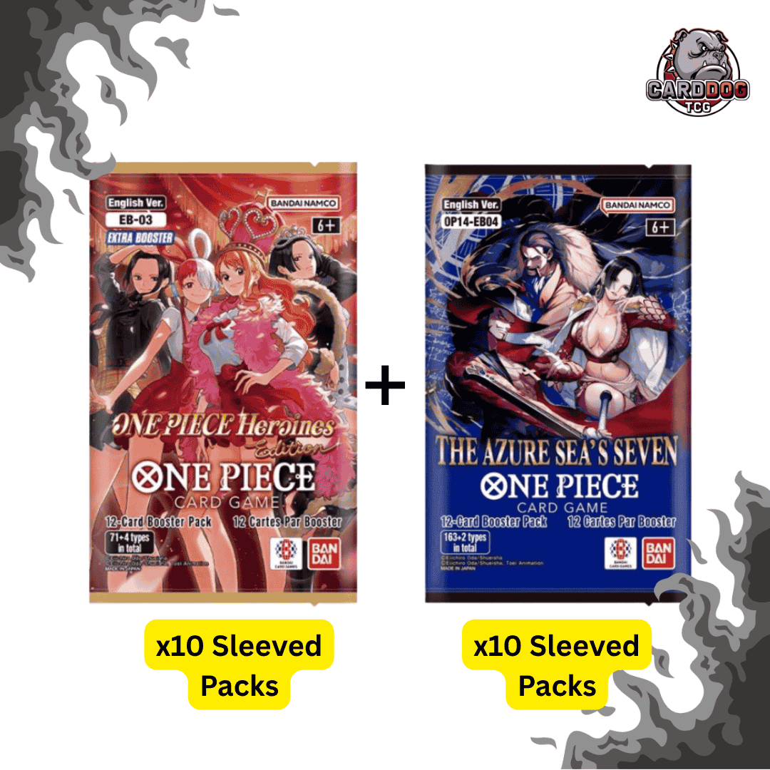 One_Piece_10_Heroines_EB03_Sleeved_Booster_Packs_and_10_Azure_Sea_s_Seven_OP14_Sleeved_Booster_Packs_Combo