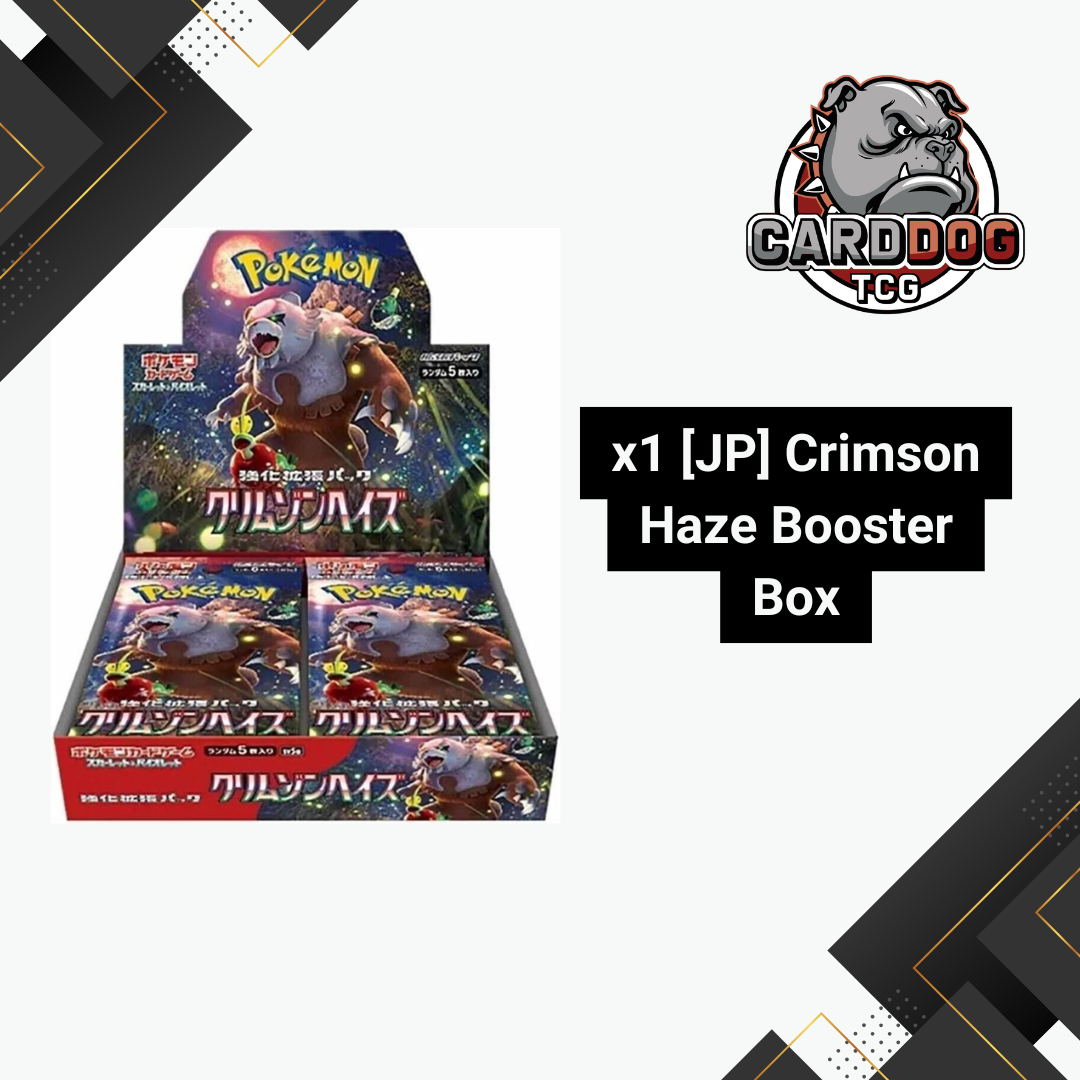 Pokemon Crimson Haze Booster Box Japanese sv5a CardDogTCG Pokemon Crimson Haze Booster Box Japanese sv5a CardDogTCG