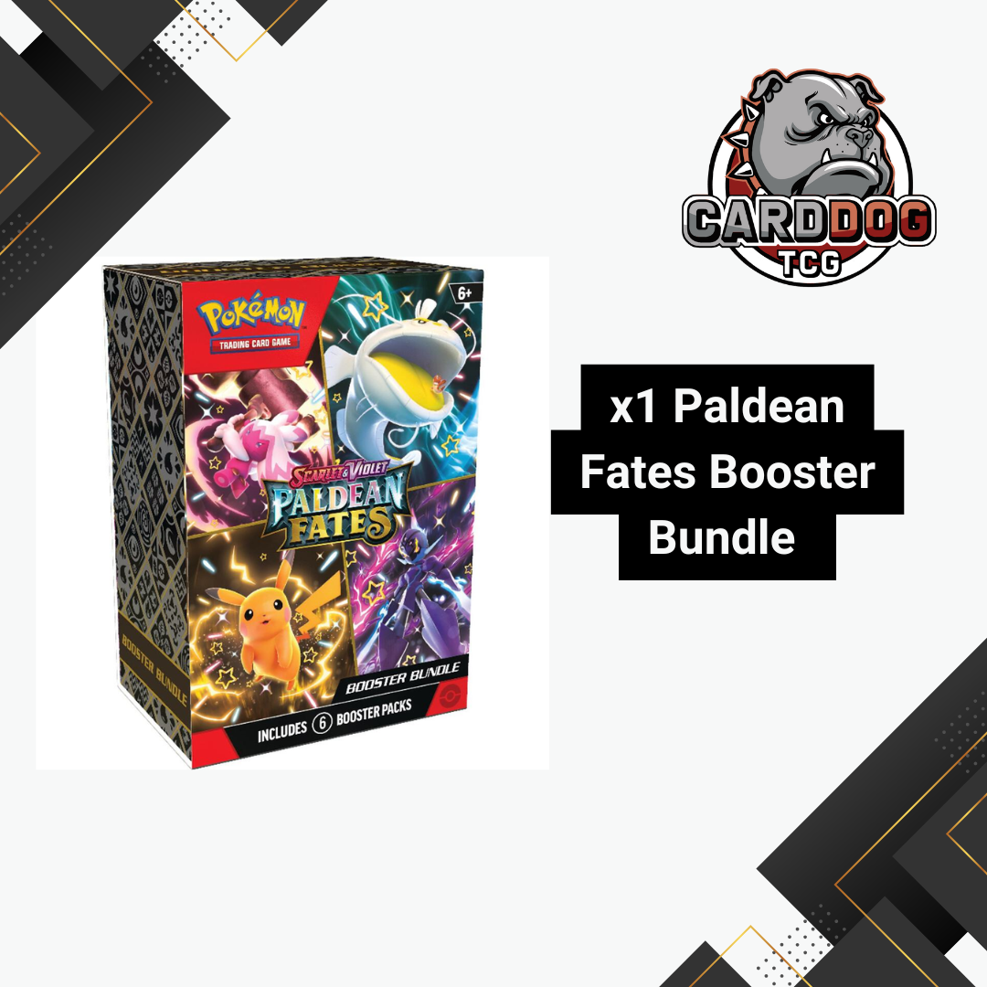 Pokemon Paldean Fates Booster Bundle Box - 6 Packs CardDogTCG Pokemon Paldean Fates Booster Bundle Box - 6 Packs CardDogTCG