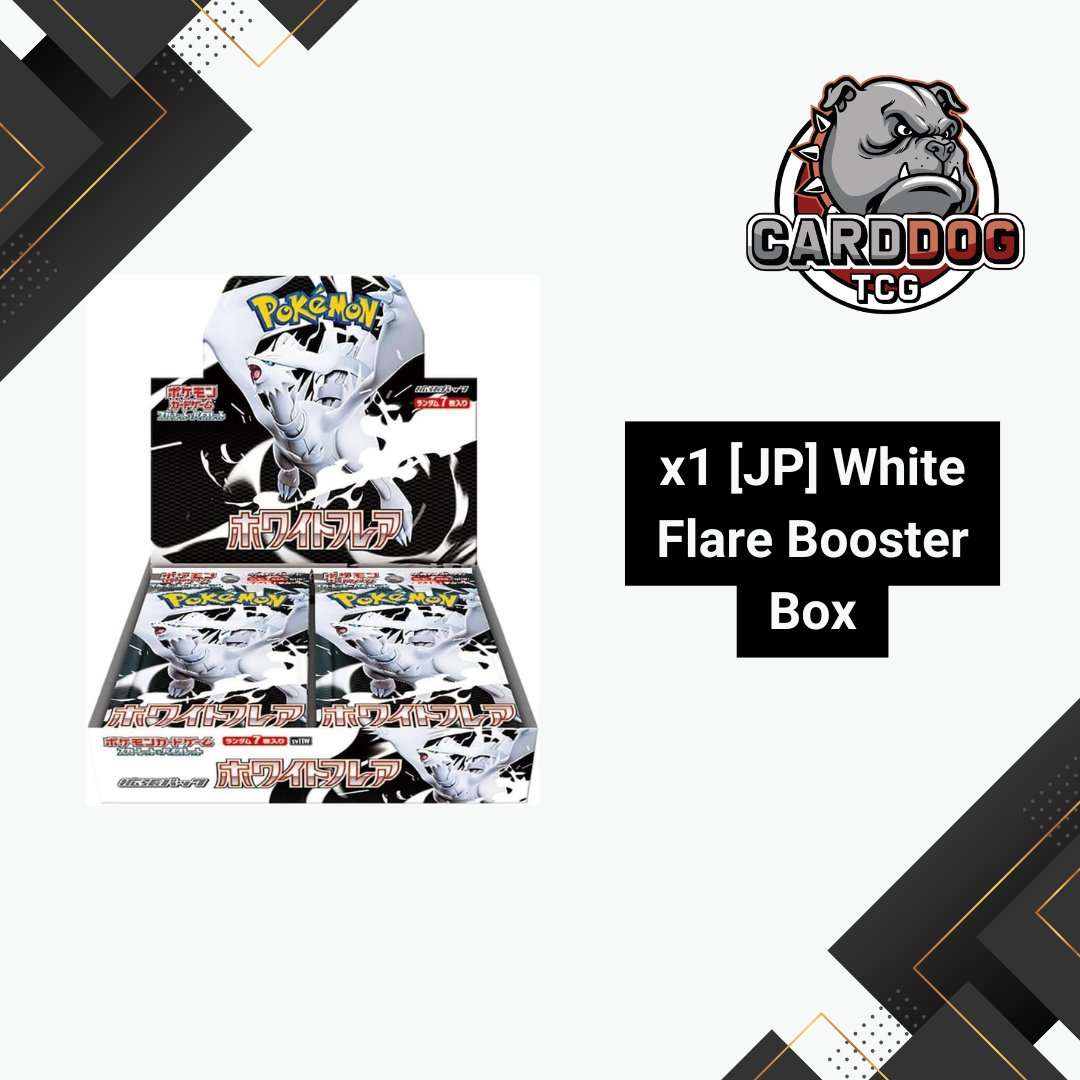 Pokemon Scarlet & Violet White Flare Booster Box JAPANESE SV11W with S CardDogTCG Pokemon Scarlet & Violet White Flare Booster Box JAPANESE SV11W with S CardDogTCG