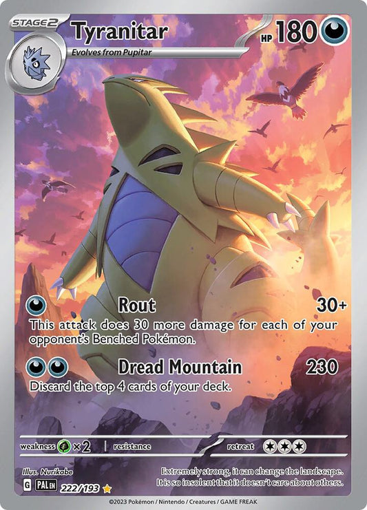 Pokmeon_Paldea_Evolved_Tyranitar_222_193_NM
