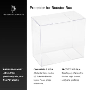 Platinum Protectors Pokemon Booster Box Protector - UV & Scratch Resistant