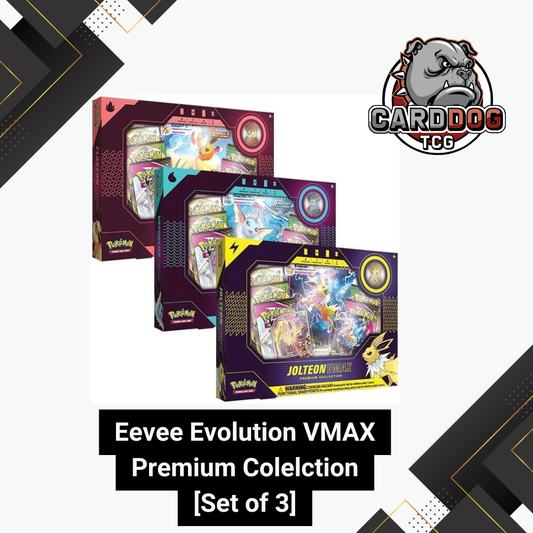 Pokemon Eevee Evolution VMAX Premium Collection [Set of 3]