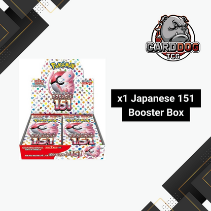 Japanese 151 Booster Box with Shrink | Scarlet & Violet